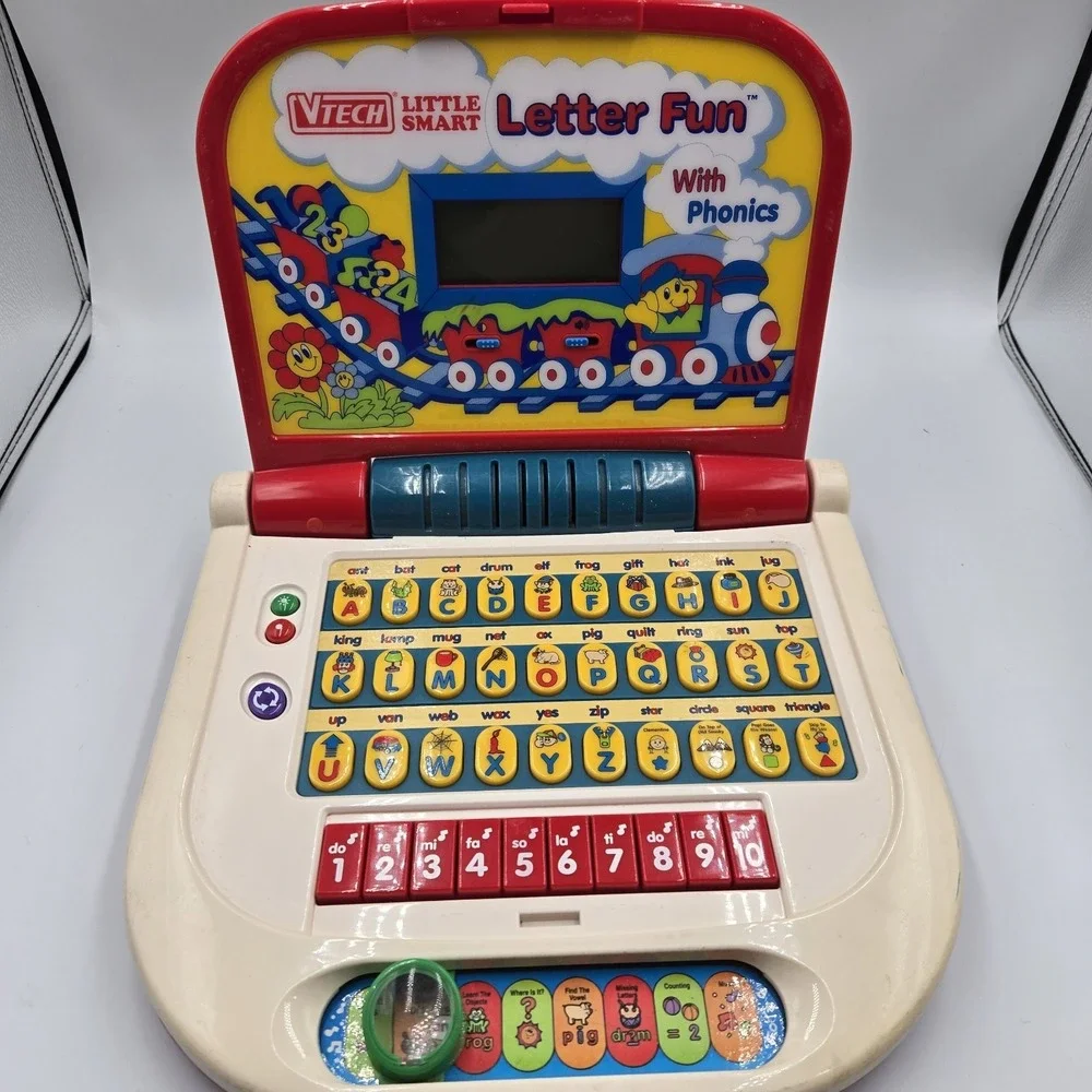 VTG 1995 VTech Little Smart Letter Fun with Phonics Educational Laptop‎ Tested